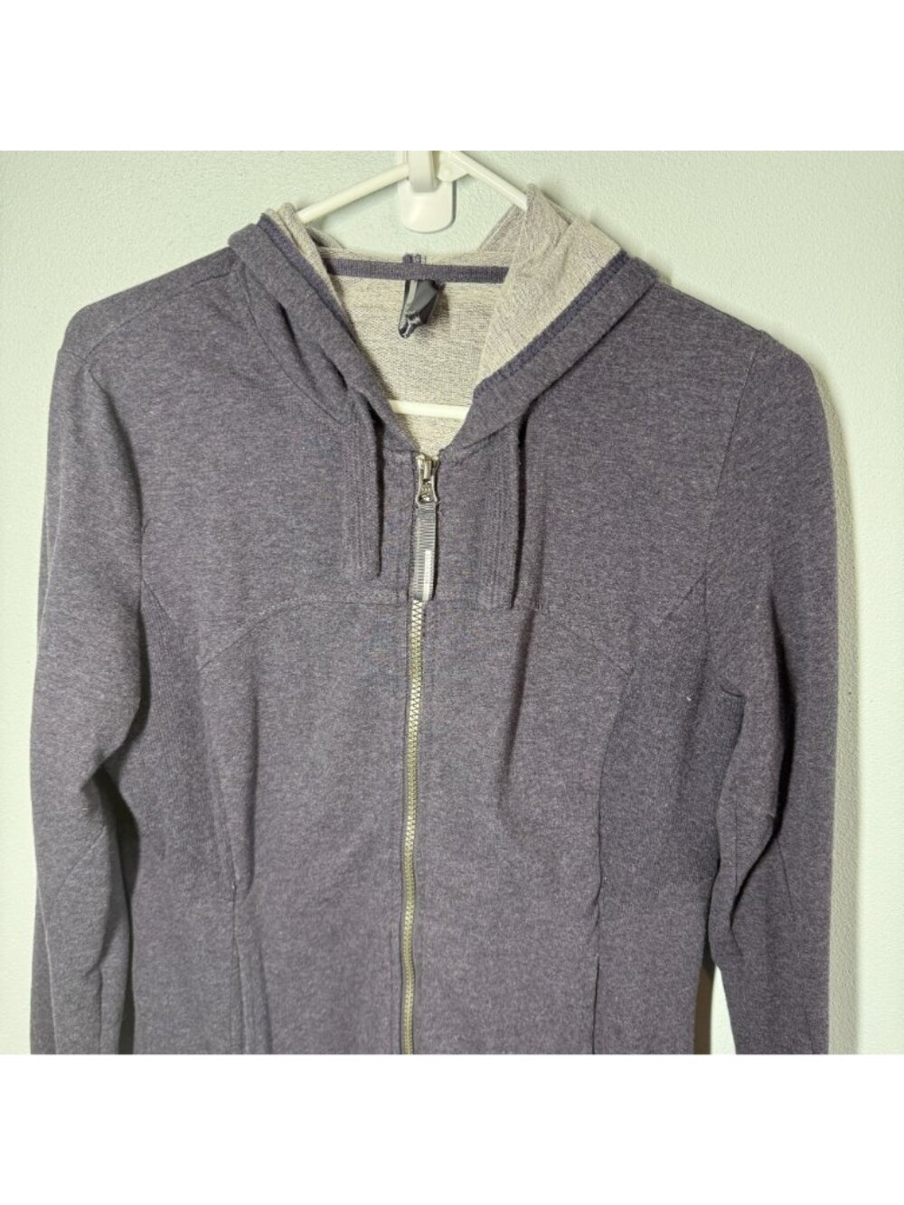 Mondetta Womens Andrea Full Zip Length Hooded Jacket Size Medium Navy Blue - Picture 3 of 11